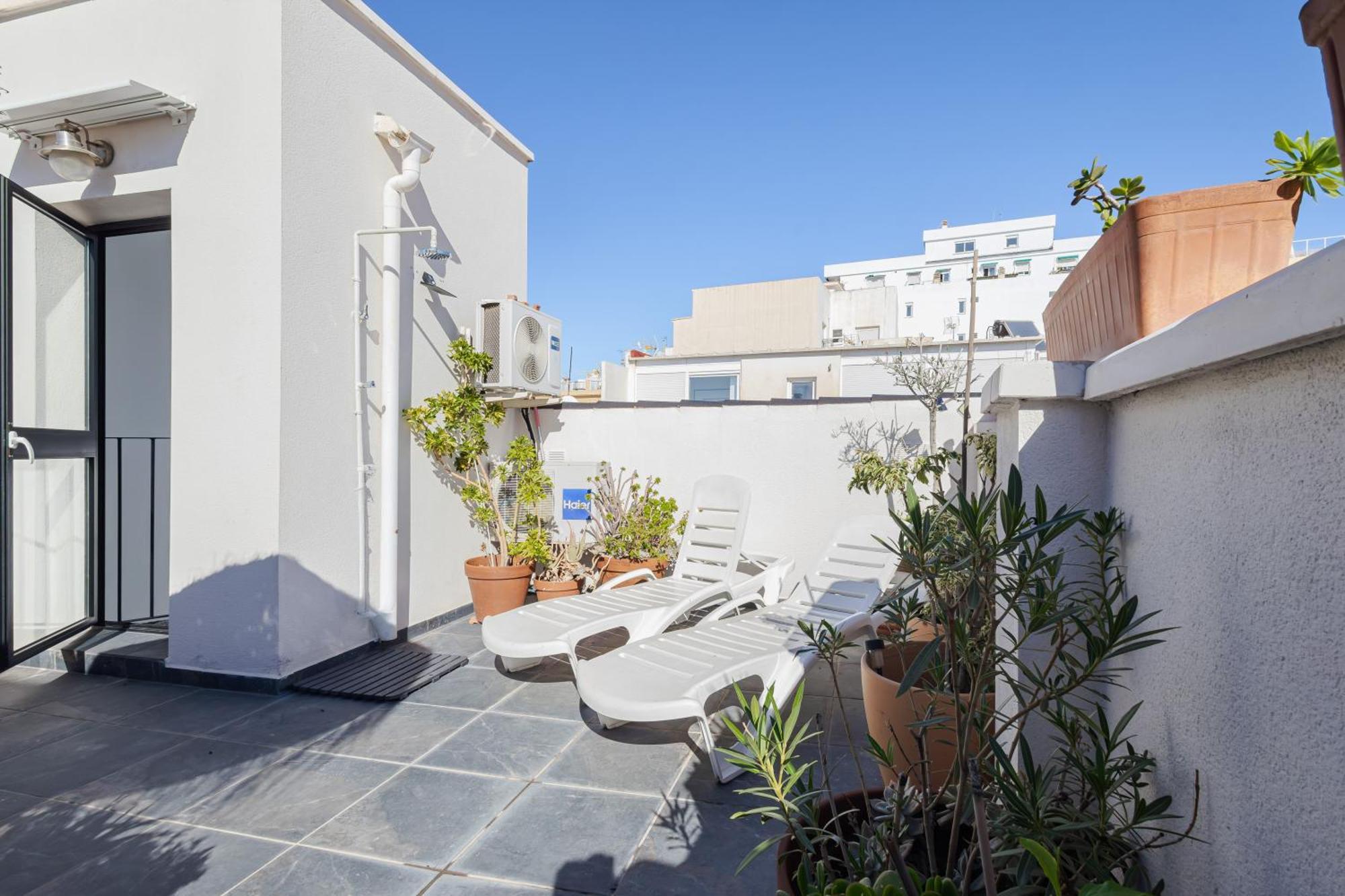Historic Centre + Rooftop + Parking Málaga Eksteriør bilde